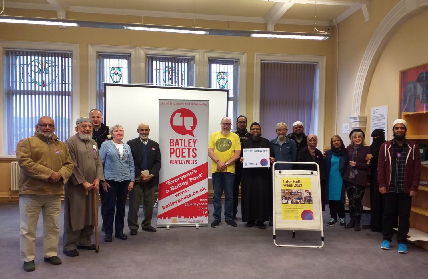 intercultural tea party at batley library 2019