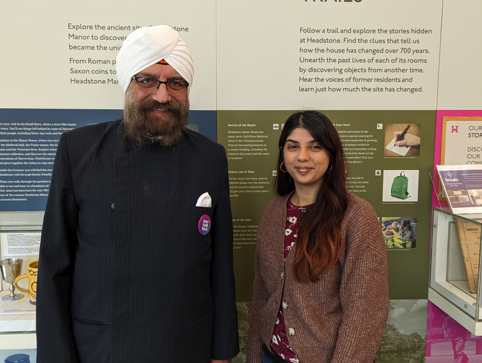 Harrow Interfaith Chair and Headstone Manor Museum Curator, 2022