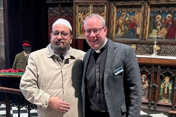 Newcastle Council of Faiths Friendship through Faith coach tour visit to Newcastle Cathedral