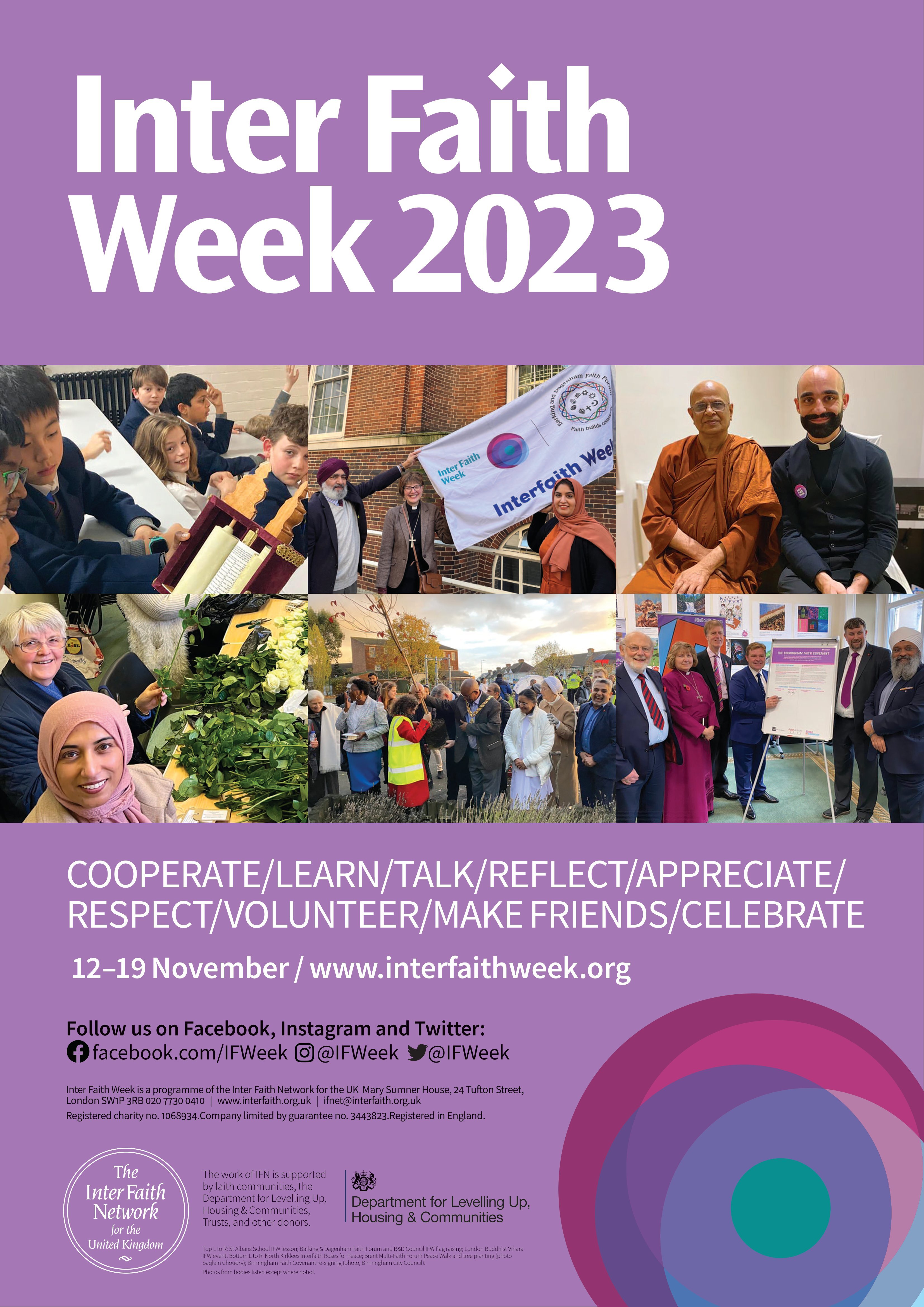 Inter Faith Week 2023 poster