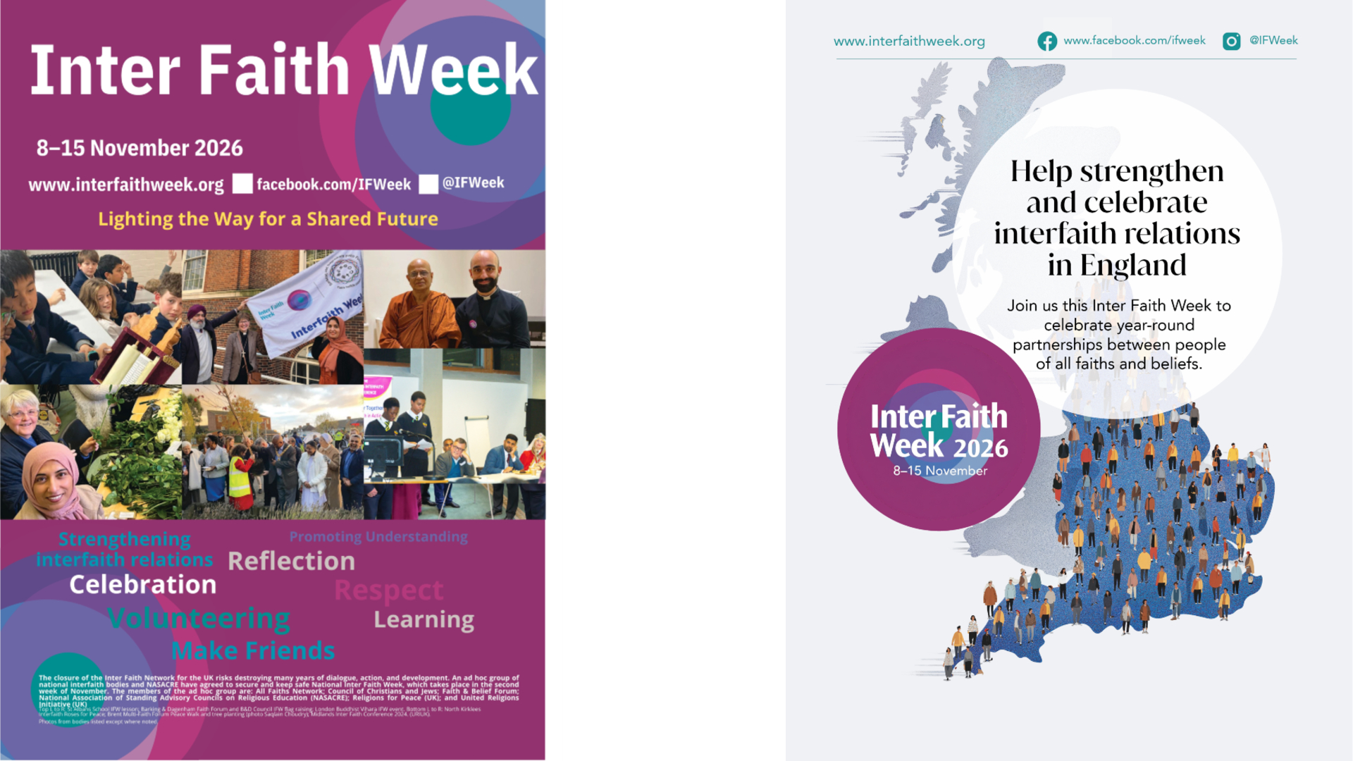 Inter Faith Week 2026 Flyer and Poster