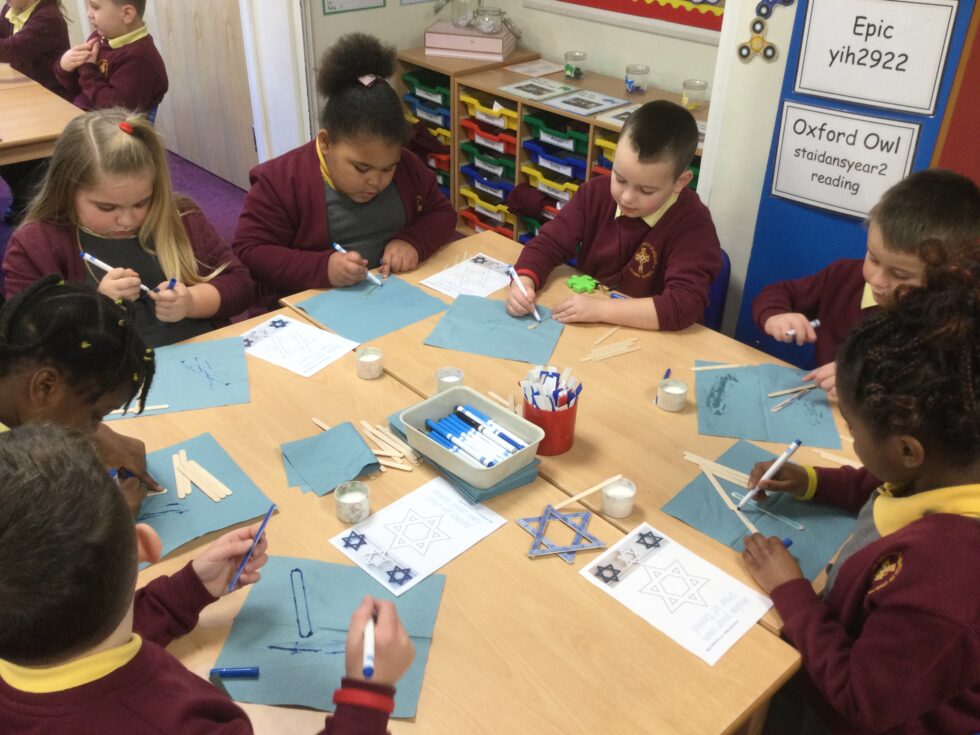 St Aidan’s CE Primary learn about Judaism, Gateshead, 2021