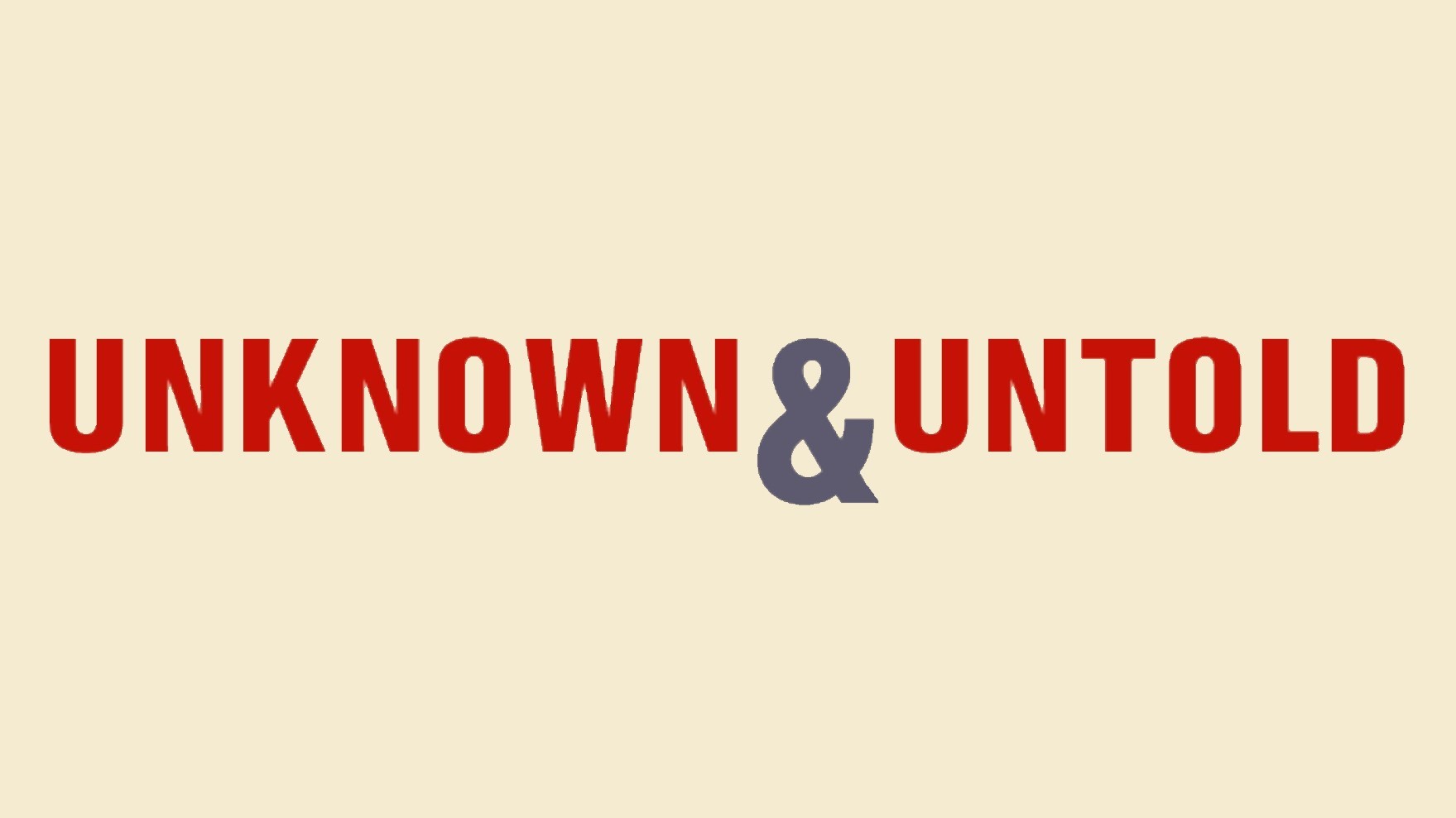 Logo: Unknown & Untold