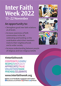 Inter Faith Week 2022 flyer
